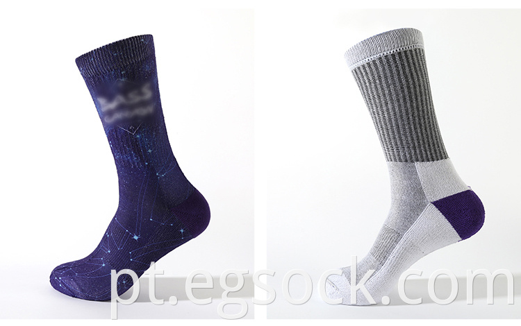 Printed Cushion Galaxy Socks